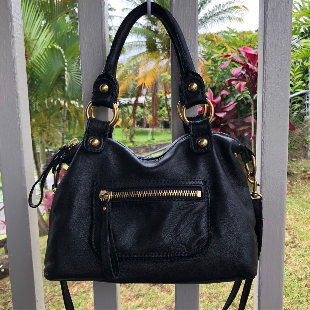 Linea Pelle crossbody bag, black